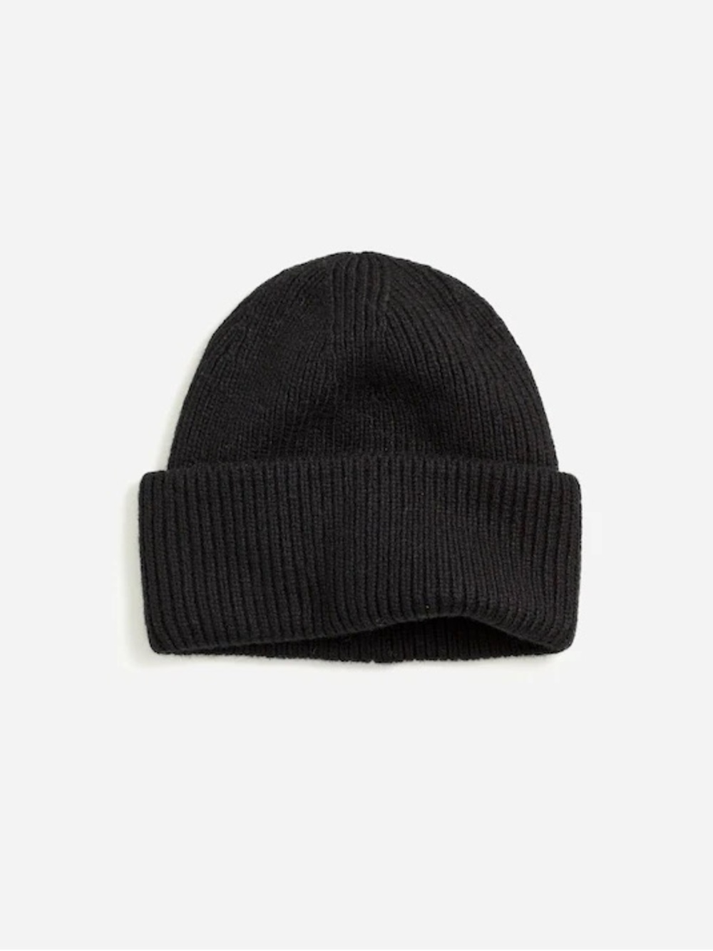 Madewell Black Ribbed Knit Beanie